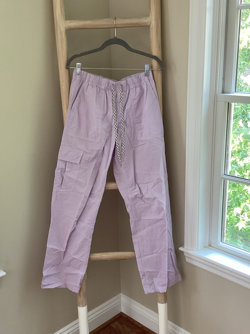 aerie Lavender Cargo Jogger Pants